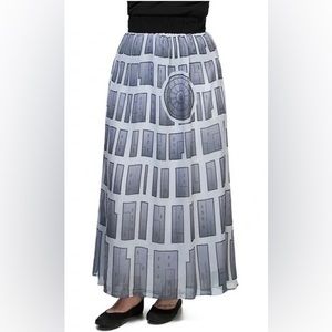 Star Wars Death Star chiffon maxi skirt - sz L